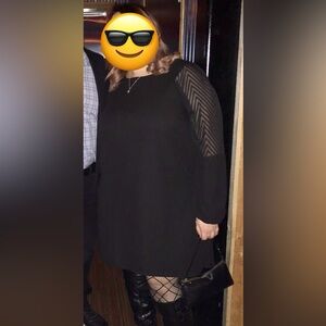 Plus Size Elegant Black Dress